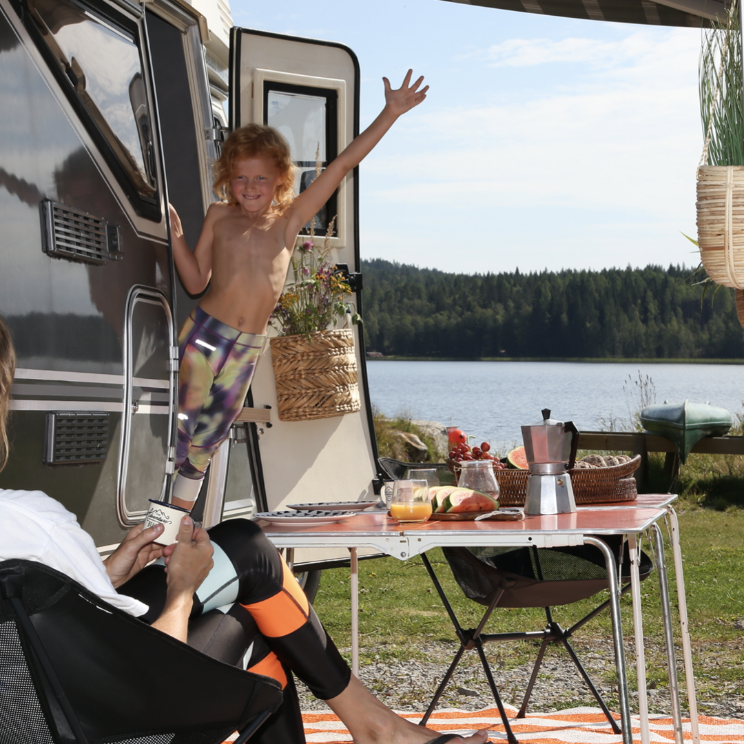gr Hobby 600 husbil p Bjurss camping nra Falun i Dalarna