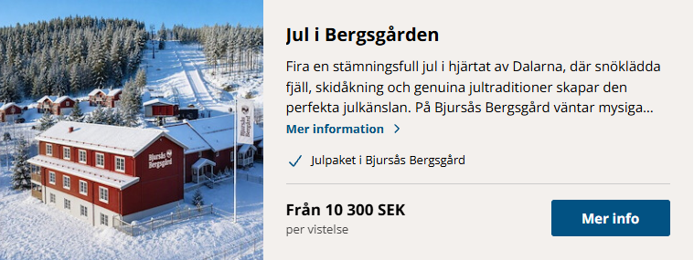 Jul i Bjursås Bergsgård